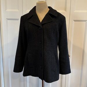 Women’s Black 100% Wool Jacket
